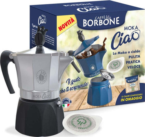 Borbone-Ciao-Moka-A-Cialde-15-Cialde-Blu-Omaggio-Limited-Edition