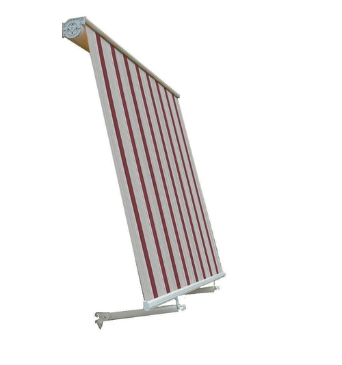 Tenda da sole a caduta cassonata per balcone e veranda con braccetti telo impermeabile