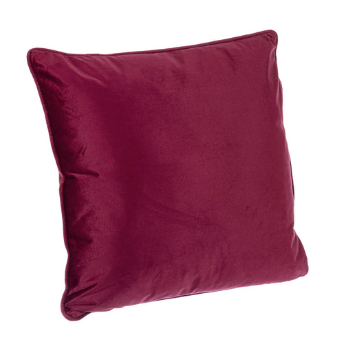 Cuscino Artemis in poliestere color Bordeaux decorazione natalizia per sedie e poltrone