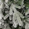 Albero di Natale Innevato Bormio in PE Effetto Real Touch + Flock di Altissima qualità