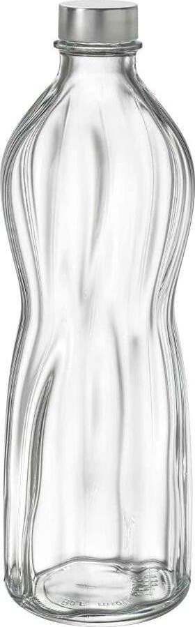 BORMIOLI-ROCCO-Bottiglia-con-tappo-a-vite-AQUA-Trasparente-1L