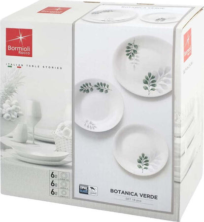 Bormioli Rocco Set piatti tavola 18 pezzi Vetro Verde Casa e cucina/Stoviglie/Servizi da tavola/Servizi di piatti Scontolo.net - Potenza, Commerciovirtuoso.it