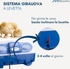 Borotto-REAL-24-Semi-Automatica---Incubatrice-Professionale-Brevettata,-con-Girauova-a-Levetta---per-24-Uova-o-96-Uova-Piccole