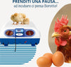 Borotto-REAL-49-Semi-Automatica---Incubatrice-Professionale-Brevettata,-con-Girauova-a-Levetta---per-49-Uova-o-196-Uova-Piccole
