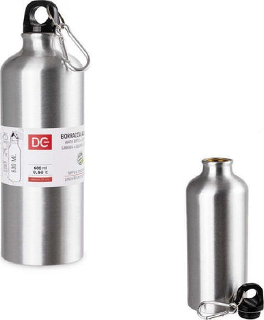 Borraccia Bottiglia In Alluminio Con Moschettone Capacit? 600ml 7.3x21cm 0224858 Sport e tempo libero/Attività ricreative all'aperto/Ciclismo/Accessori/Borracce Trade Shop italia - Napoli, Commerciovirtuoso.it