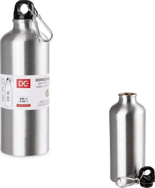 Borraccia Bottiglia In Alluminio Con Moschettone Capacit? 600ml 7.3x21cm 0224858 Sport e tempo libero/Attività ricreative all'aperto/Ciclismo/Accessori/Borracce Trade Shop italia - Napoli, Commerciovirtuoso.it