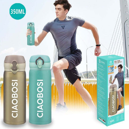 Borraccia Bottiglia Termica Porta Vivande Thermos Termos Contenitore 350ml Tx-9071 Sport e tempo libero/Attività ricreative all'aperto/Ciclismo/Accessori/Borracce Trade Shop italia - Napoli, Commerciovirtuoso.it