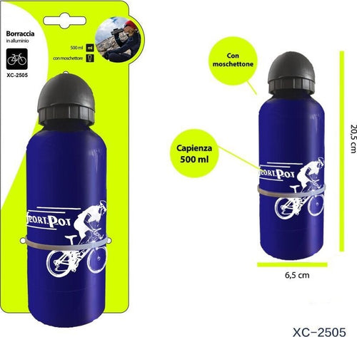 Borraccia In Alluminio Con Beccuccio Retraibile Tappo Antipolvere 500 Ml Xc-2505 Sport e Tempo Libero > Attrezzi e Abbigliamento Sportivo > Accessori Sport Trade Shop italia - Napoli, Commerciovirtuoso.it