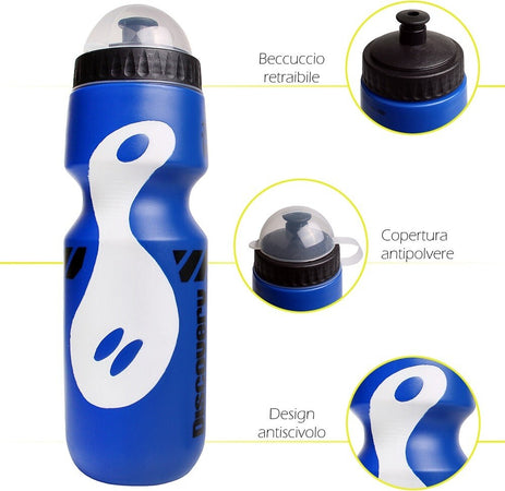 Borraccia In Pvc Con Beccuccio Retraibile Tappo Anti Polvere Da 650 Ml Xc-2664 Sport e Tempo Libero > Attrezzi e Abbigliamento Sportivo > Accessori Sport Trade Shop italia - Napoli, Commerciovirtuoso.it
