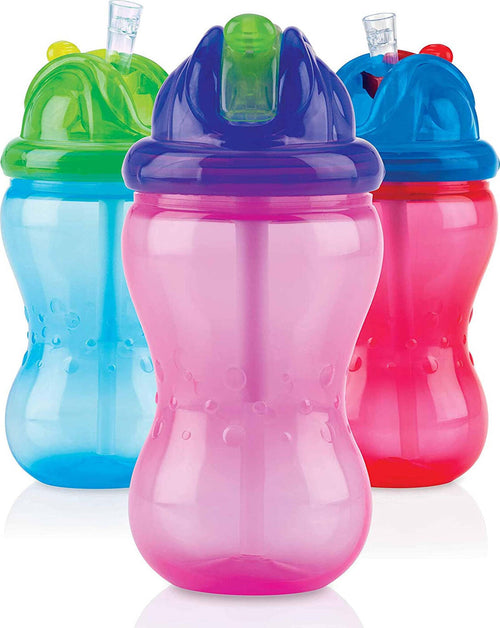 Borraccia Nuby con cannuccia Flip-it Colore Assortito 360 ml Cancelleria e prodotti per ufficio/Scuola e materiale didattico/Materiale scolastico/Portapranzo e borracce/Borracce Scontolo.net - Potenza, Commerciovirtuoso.it