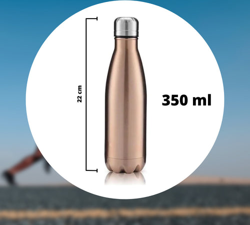 Borraccia Sportiva 350ml In Acciaio Inox Doppia Parete Per Sport Scuola Ufficio Cancelleria e prodotti per ufficio/Scuola e materiale didattico/Materiale scolastico/Portapranzo e borracce/Borracce Trade Shop italia - Napoli, Commerciovirtuoso.it