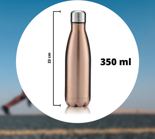 Borraccia Sportiva 350ml In Acciaio Inox Doppia Parete Per Sport Scuola Ufficio Cancelleria e prodotti per ufficio/Scuola e materiale didattico/Materiale scolastico/Portapranzo e borracce/Borracce Trade Shop italia - Napoli, Commerciovirtuoso.it