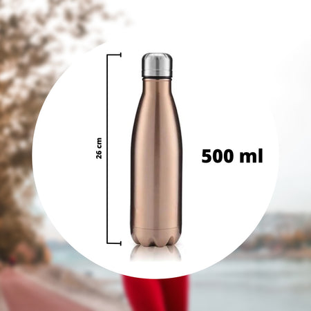 Borraccia Sportiva 500 Ml Acciaio Inox Doppia Parete Per Sport Scuola Ufficio Cancelleria e prodotti per ufficio/Scuola e materiale didattico/Materiale scolastico/Portapranzo e borracce/Borracce Trade Shop italia - Napoli, Commerciovirtuoso.it