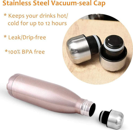 Borraccia Sportiva 500 Ml Acciaio Inox Doppia Parete Per Sport Scuola Ufficio Cancelleria e prodotti per ufficio/Scuola e materiale didattico/Materiale scolastico/Portapranzo e borracce/Borracce Trade Shop italia - Napoli, Commerciovirtuoso.it