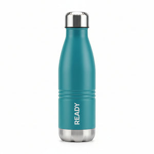 Borraccia Termica A Tenuta Stagna In Acciaio Inox Blu Intempo Borraccia Termica Ready 650ml Con Fondo In Metallo E Impugnatura Soft Touch