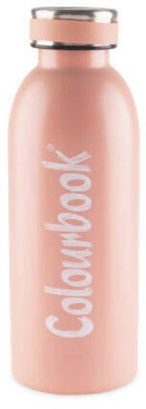 Borraccia Termica Colourbook in Acciaio 480 Ml Chiusura Ermetica