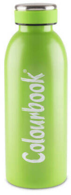 Borraccia Termica Colourbook in Acciaio 480 Ml Chiusura Ermetica