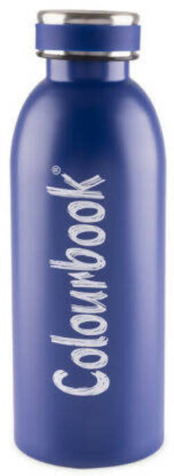 Borraccia Termica Colourbook in Acciaio 480 Ml Chiusura Ermetica