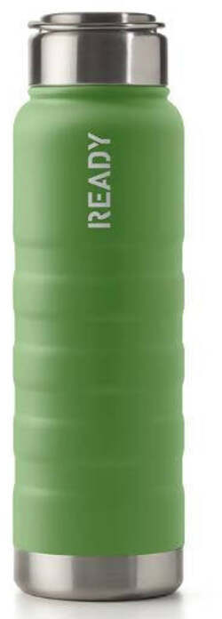 Borraccia Termica In Acciaio Inox Verde Intempo Borraccia Termica Ready 650ml A Tenuta Stagna Con Finitura Soft Touch Fondo In Metallo