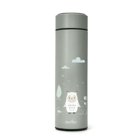 Borraccia termica in acciaio con termometro LED Nuvita Baby
