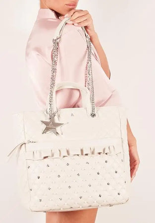 Borsa A Mano Donna L’atelier Du Sac 12231-REB-S2B - Panna / Taglia Unica - borse a mano