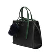 Borsa a mano Ines - Nero/Verde / Taglia Unica - borsa a spalla