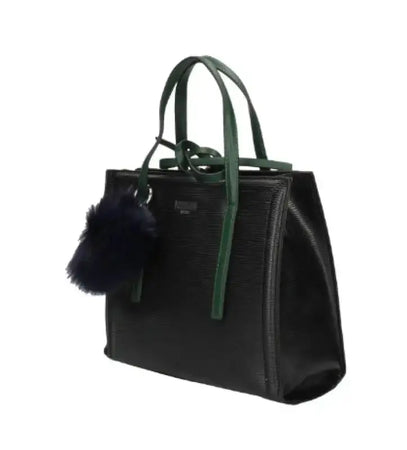Borsa a mano Ines - Nero/Verde / Taglia Unica - borsa a spalla