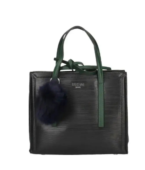 Borsa a mano Ines - Nero/Verde / Taglia Unica - borsa a spalla