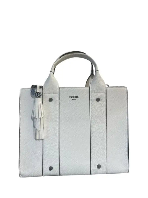 Borsa a spall - Bianco/Nero / Taglia Unica - borsa spalla