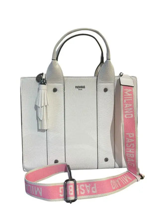 Borsa a spall - Bianco/Nero / Taglia Unica - borsa spalla