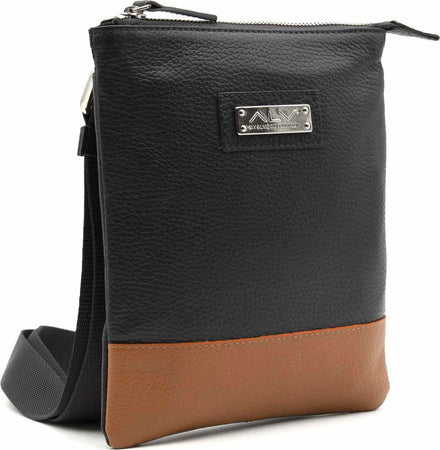 Borsa-a-tracolla-media-in-pelle-da-Uomo-Alv-by-Alviero-Martini---AL000B1602