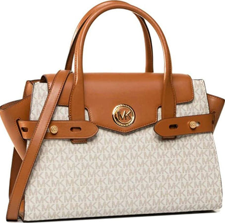 BORSA-A-TRACOLLA-MICHAEL-KORS-CARMEN-BORSA-A-TRACOLLA-A-FLAP-MEDIO-MK-VANIGLIA-35S2GNMS5B-02X