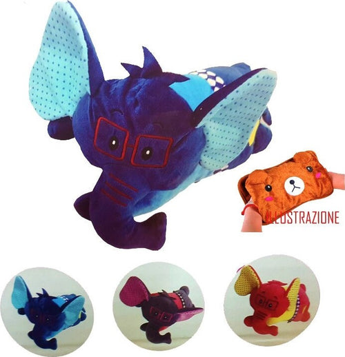 BORSA ACQUA CALDA ELETTRICA SCALDINO SCALDA MANI CORPO LETTO PELUCHE ELEFANTE  Trade Shop italia - Napoli, Commerciovirtuoso.it