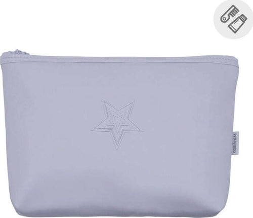 Borsa Bagno Mate Azzurro 6X28X20 Cm Prima infanzia/Igiene e benessere/Borsa per toilette La Casa Del Bebè - Napoli, Commerciovirtuoso.it