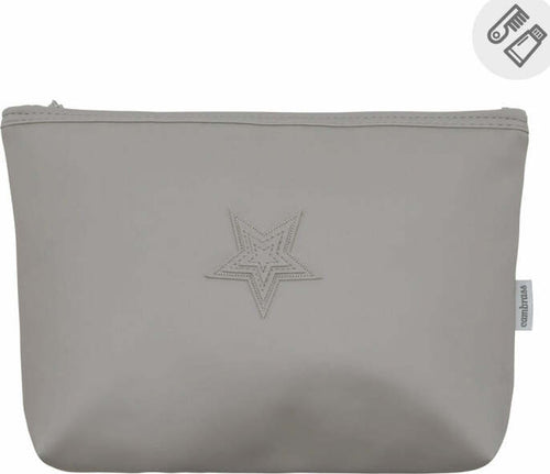 Borsa Bagno Mate Grigio 6X28X20 Cm Prima infanzia/Igiene e benessere/Borsa per toilette La Casa Del Bebè - Napoli, Commerciovirtuoso.it