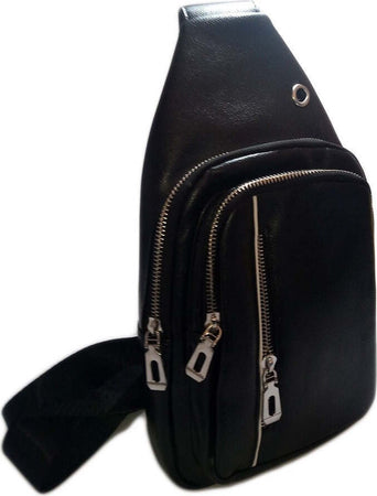 BORSA BORSELLO UOMO SIMIL-PELLE TRACOLLA PETTO MONO SPALLA MARSUPIO LAVORO 628 Moda/Uomo/Borse/Borse a spalla Trade Shop italia - Napoli, Commerciovirtuoso.it