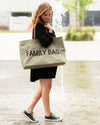 Borsa Childhome Family Bag in Canvas - Kaki Prima infanzia/Cambio del pannolino/Borse fasciatoio/Borse shopper La Casa Del Bebè - Napoli, Commerciovirtuoso.it