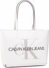 Borsa da Donna Calvin Klein Jeans Borsa a Spalla Con Scomparto Similpelle Bianca Fashion Moda/Valigie borse e accessori da viaggio/Accessori/Accessori tascabili/Appendi borsa tascabili e ganci Euforia - Bronte, Commerciovirtuoso.it