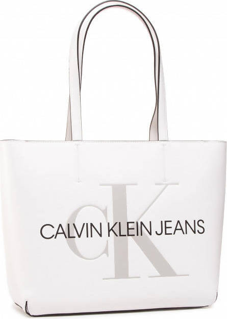 Borsa da Donna Calvin Klein Jeans Borsa a Spalla Con Scomparto Similpelle Bianca Fashion Moda/Valigie borse e accessori da viaggio/Accessori/Accessori tascabili/Appendi borsa tascabili e ganci Euforia - Bronte, Commerciovirtuoso.it