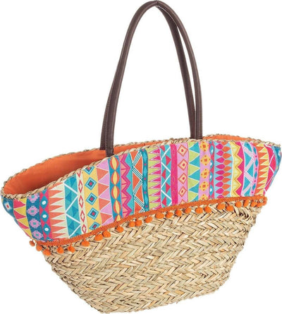 Borsa da mare Mozambico color arancio in iuta e corde in cotone Moda/Donna/Borse/Borse a spalla La Zappa - Altamura, Commerciovirtuoso.it