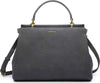 Borsa Donna a Mano Tote Mariaceline Borsa Fashion Materiale Bottolato 1 Manico E Tracolla Regolabile Borsa Finiture in Metallo Oro 33x15x24 Cm Moda/Donna/Borse/Borse a mano You Store - Messina, Commerciovirtuoso.it