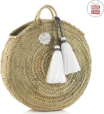 Borsa Donna Di Rattan Gd Tassel Bianco 10X40X40 Cm Moda/Donna/Borse/Borse a spalla La Casa Del Bebè - Napoli, Commerciovirtuoso.it