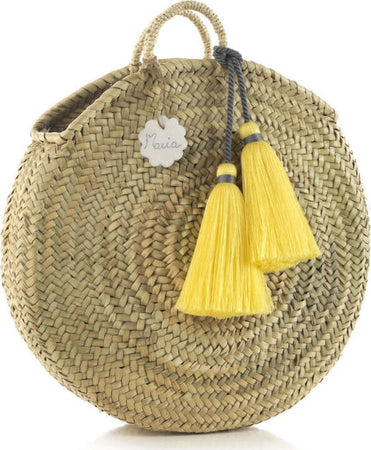 Borsa Donna Di Rattan Gd Tassel Giallo 10X40X40 Cm Moda/Donna/Borse/Borse a spalla La Casa Del Bebè - Napoli, Commerciovirtuoso.it
