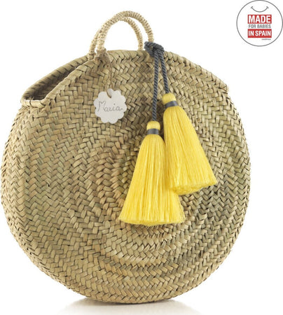 Borsa Donna Di Rattan Gd Tassel Giallo 10X40X40 Cm Moda/Donna/Borse/Borse a spalla La Casa Del Bebè - Napoli, Commerciovirtuoso.it