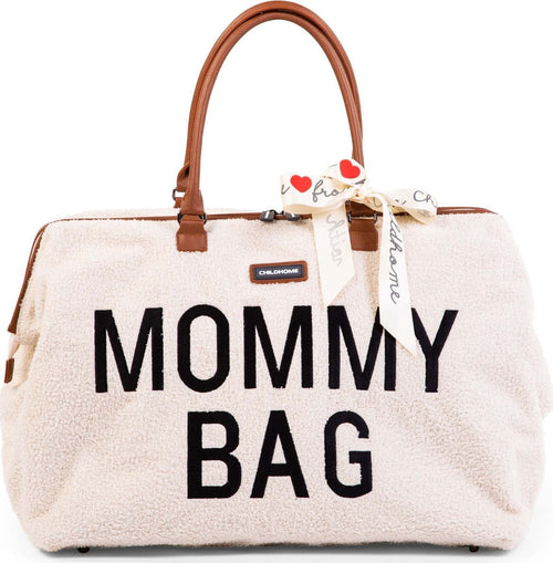 Borsa Fasciatoio Childhome Mommy Bag Teddy Off White Ecrù Prima infanzia/Cambio del pannolino/Borse fasciatoio/Borse tascapane La Casa Del Bebè - Napoli, Commerciovirtuoso.it