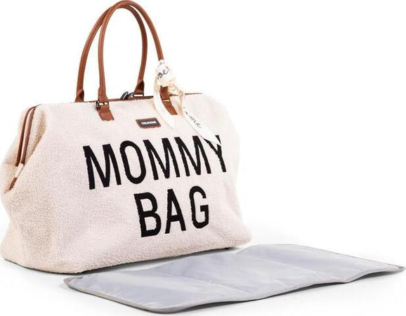 Borsa Fasciatoio Childhome Mommy Bag Teddy Off White Ecrù Prima infanzia/Cambio del pannolino/Borse fasciatoio/Borse tascapane La Casa Del Bebè - Napoli, Commerciovirtuoso.it