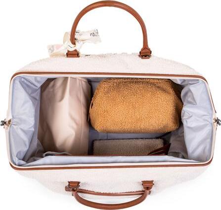 Borsa Fasciatoio Childhome Mommy Bag Teddy Off White Ecrù Prima infanzia/Cambio del pannolino/Borse fasciatoio/Borse tascapane La Casa Del Bebè - Napoli, Commerciovirtuoso.it