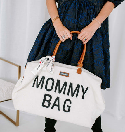 Borsa Fasciatoio Childhome Mommy Bag Teddy Off White Ecrù Prima infanzia/Cambio del pannolino/Borse fasciatoio/Borse tascapane La Casa Del Bebè - Napoli, Commerciovirtuoso.it