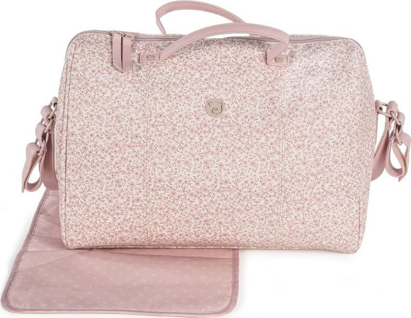 Borsa Fasciatoio Pasito A Pasito Flower Mellow in Ecopelle Rosa Prima infanzia/Cambio del pannolino/Borse fasciatoio/Borse shopper La Casa Del Bebè - Napoli, Commerciovirtuoso.it