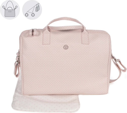 Borsa Fasciatoio Pasito A Pasito Little Stars in Ecopelle Rosa Prima infanzia/Cambio del pannolino/Borse fasciatoio/Borse shopper La Casa Del Bebè - Napoli, Commerciovirtuoso.it